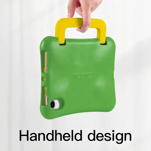 Vista 3 de Funda para iPad de 10.2 pulgadas de 7ª/8ª/9ª generación para niños, ligera, resistente, a prueba de golpes, a prueba de caídas con asa/soporte