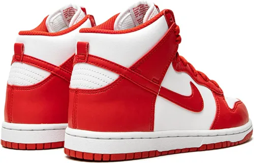 Vista 3 de Nike Dunk High University Red Pre School DD2314-106, blancorojo (WhiteUniversity Red)