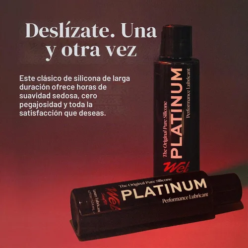 Vista 2 de Lubricante de silicona premium de platino, húmedo 3,1 onzas líquidas/93 ml, Paquete de 2, 1