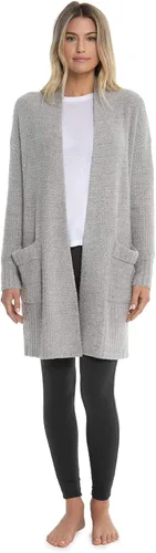Vista 4 de Barefoot Dreams CozyChic Lite - Suéter largo de fin de semana Cardi, manga larga