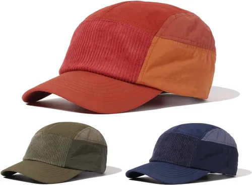 Vista 4 de Croogo Gorra de béisbol multicolor de 5 paneles, impermeable, Snapback, estilo urbano, estilo hip hop