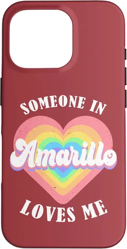 Vista 20 de Someone in Amarillo Loves Me City Heart Case for iPhone 17