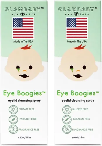 Vista 8 de GlamBaby Eye Boogies™ - Spray limpiador de párpados infantiles Higiene suave para la tapa y las pestañas Fórmula sin trapos, no tóxica y sin