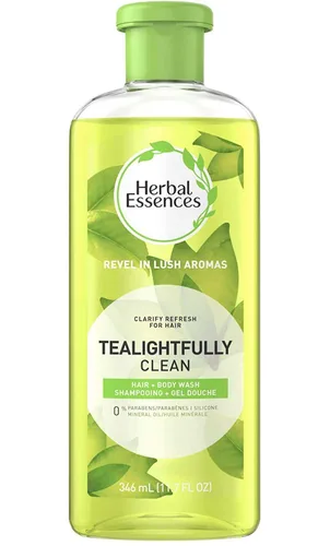 Vista 2 de Shampoo refrescante Herbal Essences con té iluminador, 10.1 onzas
