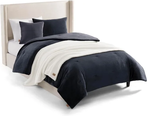 Vista 13 de UGG Remina - Juego de edredón individual, cama de dormitorio en una bolsa Beige