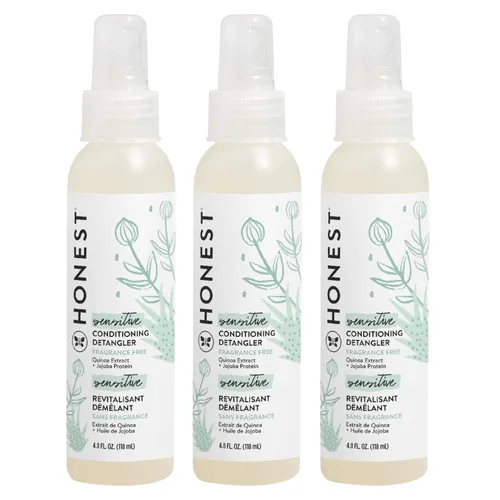 Vista 16 de The Honest Company Hair Detangler, Citrus Vanilla Refresh, 4 fl oz, 3 Pack