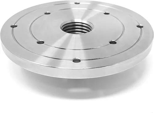 Vista 4 de Maxwood MW-510M3X6 Placa frontal de torno de madera de acero, M33 x 3.5 RH roscada (se adapta a una vía, etc.), con tornillos de bloqueo