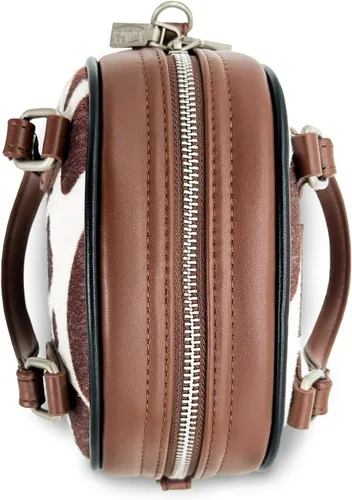 Vista 6 de Von Dutch Bolso de boliche para mujer, elegante bolso de mano con correa ajustable, interior espacioso
