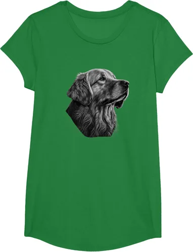 Vista 84 de Camiseta divertida Golden Retriever, Negro