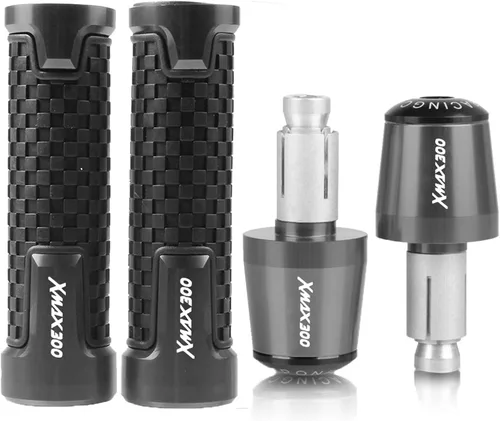 Vista 24 de Motorcycle for Y&AMAHA XMAX300 All Years Xmax 300 2017 2018 2019 2020 2021 Motorcycle 7/8'' 22mm Hand Handle Grips Handlebar Grip Ends Plug