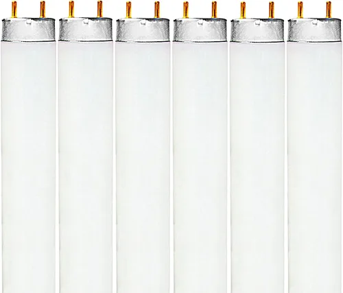 Vista 7 de LUXRITE F17T8/835 - Bombilla fluorescente T8 de 17 W y 24 pulgadas, 3500 K blanco natural, 1350 lúmenes, base bi-pin mediana G13, LR20751, paquete