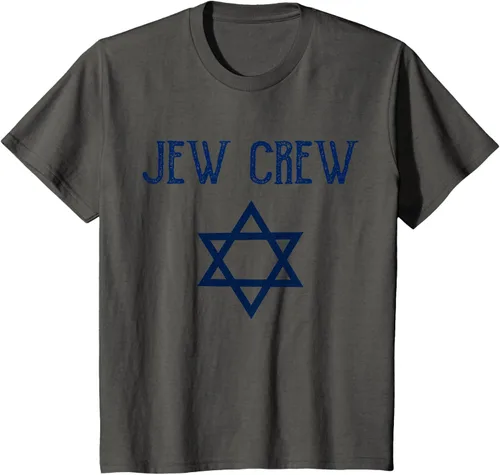 Vista 49 de Camiseta Jew Crew Jewish Star, gris, S