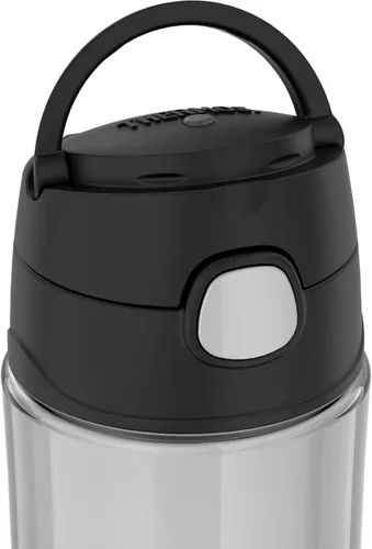 Vista 4 de THERMOS FUNTAINER Botella de hidratación de plástico de 16 onzas con boquilla, color negro (paquete de 6)