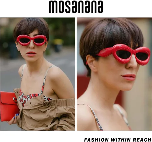Vista 3 de mosanana Gafas de sol infladas de ojo de gato para mujer Mod. Mia