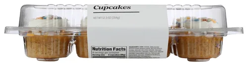 Vista 6 de Whole Foods Market Kitchens, Mini cupcakes veganos de vainilla, 12.5 onzas