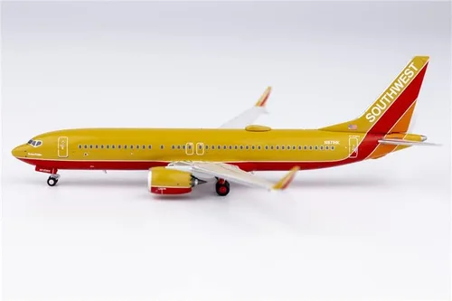Vista 3 de Modelo NG Southwest Airlines para Boeing B737 MAX8 N871HK 1/400 DIECAST modelo preconstruido