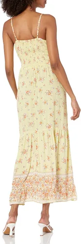 Vista 2 de Angie Women's Peek a Boo Tiered Maxi Dress