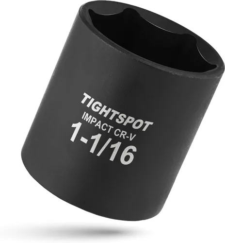 Vista 86 de TIGHTSPOT - Zócalo poco profundo de 1/2" Dr 1 1/2 pulgadas, antirredondo, 6 puntos, acero CRMO