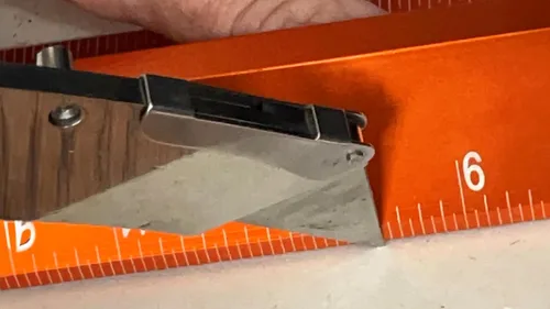 Vista 6 de Swanson SVE240 - Báscula de borde recto Savage de 24 pulgadas, no se daña, anodizada y grabada con láser