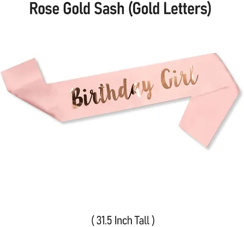 Vista 7 de Decoraciones de fiesta de cumpleaños número 41 para ella, suministros de oro rosa, juego grande con pancarta de cumpleaños y globos de 41 dígitos