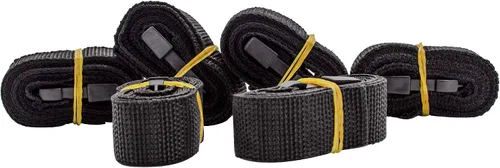 Vista 2 de iCOVER IBCA0003 - Correas de amarre ajustables de liberación rápida de 67 pulgadas (5 pies 7 pulgadas) de largo x 1 pulgada de ancho, macho+bucle, 6