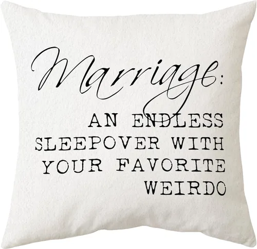 Vista 5 de Sidhua Funda de almohada con temática divertida de pareja para decoración del hogar, sala de bodas, bienvenidos a Poundtown, funda de almohada