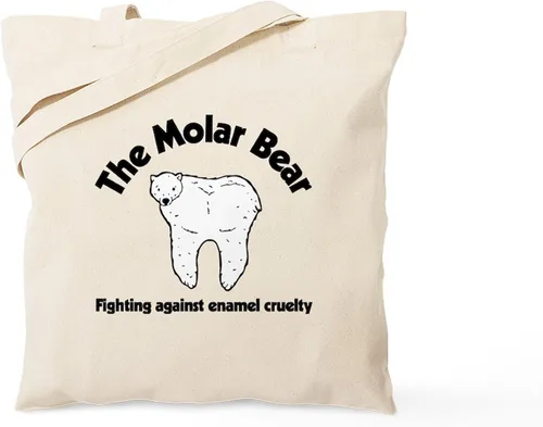 Vista 15 de CafePress B is for Bear Tote Bag Bolsa de asas de lona natural, bolsa de compras reutilizable