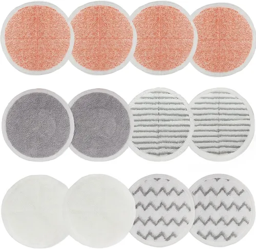 Vista 11 de Almohadillas de repuesto para trapeador Bissell Spinwave: 6 almohadillas para Bissell Spinwave/Spin Wave/Crosswave, experto/mascota/piso duro