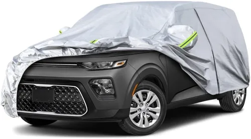 Vista 150 de KouKou Funda impermeable para automóvil SUV adecuada para BMW X1 de 2009 a 2025, 7 capas a prueba de viento para todo tipo de clima, cubierta