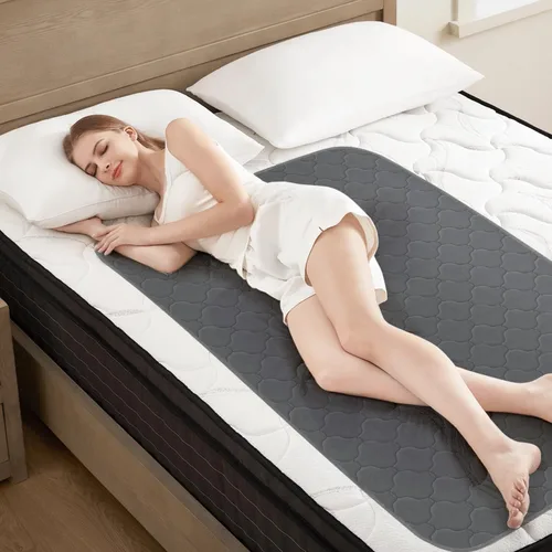 Vista 10 de Alsunny Almohadillas de orina de hospital para niños de 18 x 24 pulgadas (paquete de 4), almohadillas de humectación de cama para niños, almohadilla