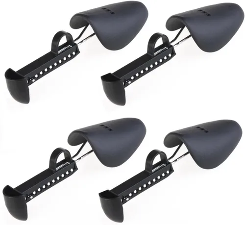Vista 7 de HOMSFOU 2 pares de zapatos de gimnasio para hombre, mocasines para botas, expansor de zapatos, ajustable, de tacón alto, ensanchador de zapatos