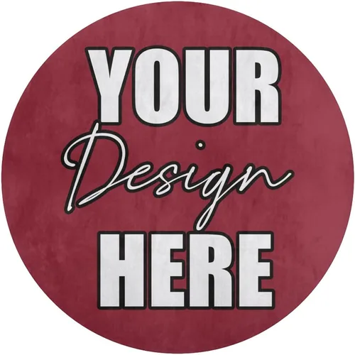 Vista 68 de Alfombra redonda personalizada para añadir tu propio texto/imagen/logotipo/foto, tapete antideslizante personalizado para puerta, alfombra de área
