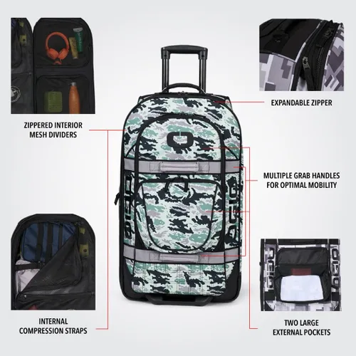 Vista 80 de OGIO Maleta de viaje con ruedas terminal (bolsa de engranajes, equipaje facturado)