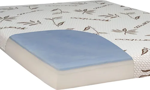 Vista 9 de RecPro RV Hide a Bed - Colchón de espuma viscoelástica con infusión de gel con garrapatas de bambú.