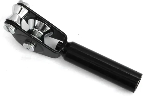 Vista 2 de heyous Rodillo de pesca de acero inoxidable con punta de guía superior caña de pescar para barco de mar, pesca Trolling, negro