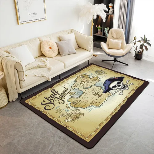Vista 28 de jejeloiu Alfombra para sala de estar de animales de la selva para niños, 3 x 5, alfombra de área de tigre para niños, niñas, adolescentes