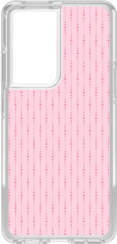 Vista 21 de DistinctInk Clear Shockproof Hybrid Case for Samsung Galaxy S21 Ultra (6.8" Screen) - TPU Bumper, Acrylic Back, Tempered Glass Screen Protector
