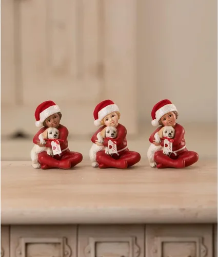 Vista 4 de Bethany Lowe Sorpresa de cachorro navideño de Delaney