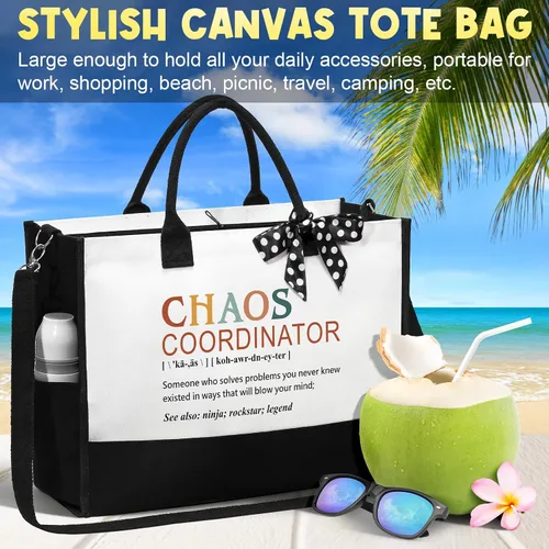 Vista 8 de Regalos de Navidad para compañeras de trabajo para mujeres, regalos de agradecimiento, día del jefe, cumpleaños, coordinador del caos, regalo