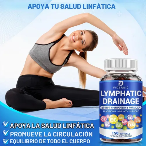 Vista 8 de Suplemento de drenaje linfático: mezcla de hierbas 21 en 1 de apoyo