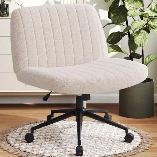 Vista 16 de OLIXIS Silla cruzada con ruedas, silla de tocador, escritorio de oficina en multicolor/fantasía (Inky)