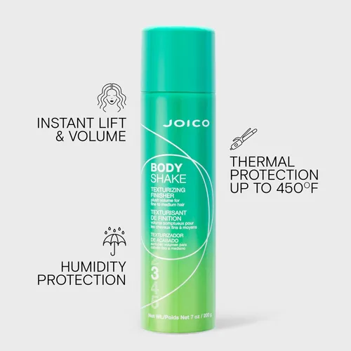 Vista 3 de Joico Body Shake Texturizing Finisher For Fine to Medium Hair Long-Lasting Volume & Fullness Thermal Heat & Humidity Protection Control