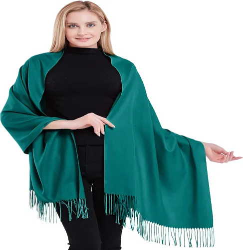 Vista 30 de CJ Apparel 100% Cashmere Shawls Shawl Scarf Wrap Stole Scarves Wraps Stoles Azul bebé