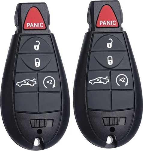 Vista 8 de SUPALAND Llavero de Mando a Distancia FOBIK Reemplazo Compatible con Dodge Challenger 2008 2009 2010 2011 2012 2013 2014 Charger 2009-2013 Durango