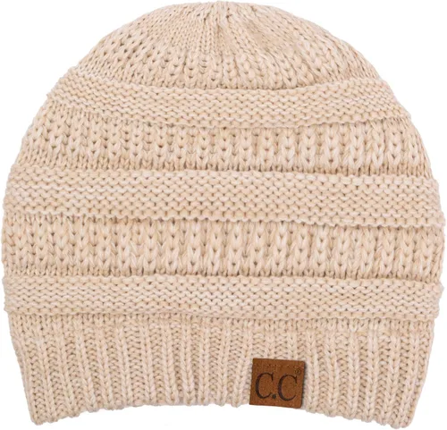 Vista 253 de C.C Trendy Warm Chunky Soft Stretch Cable Knit Beanie
