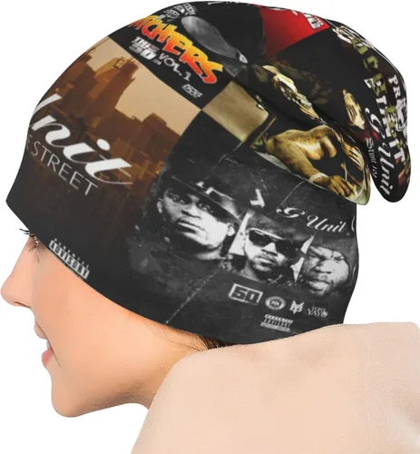 Vista 8 de Reginald C Kidder G Band Unit - Gorro de punto para hombre y mujer, color negro, Negro