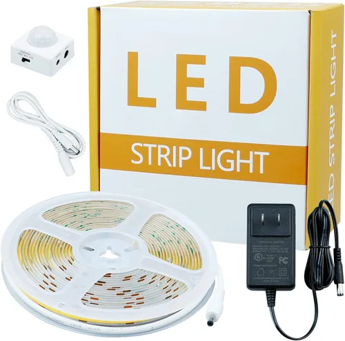 Vista 8 de GOMING Tira de luz LED COB con sensor de movimiento, 16.4 pies