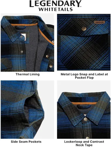 Vista 4 de Legendary Whitetails Archer - Chaqueta térmica con forro para hombre
