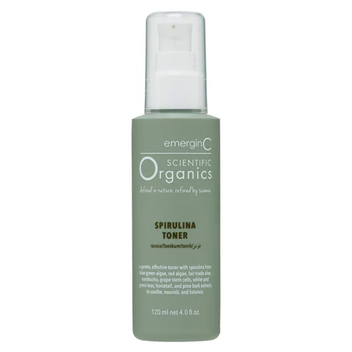Vista 3 de emerginC Set de cuidado facial con gel hidratante activo (1.6 onzas, 1.7 fl oz), tóner de espirulina (4 onzas, 4.1 fl oz), lavado limpiador Kombucha