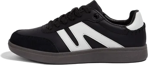 Vista 23 de LUCKY STEP Zapatillas de moda con suela de goma retro para mujer